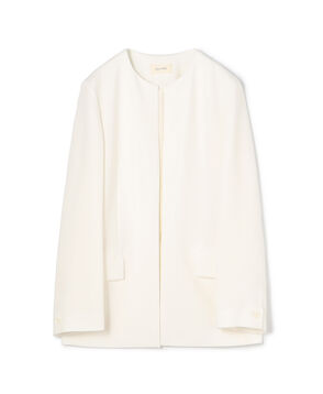 ライトダブルクロス ノーカラージャケット