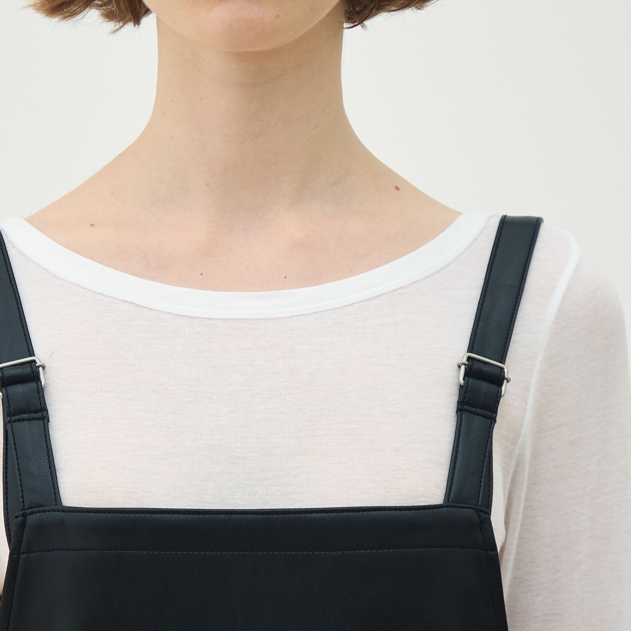 レザーライク サロペット｜トゥモローランド 公式通販