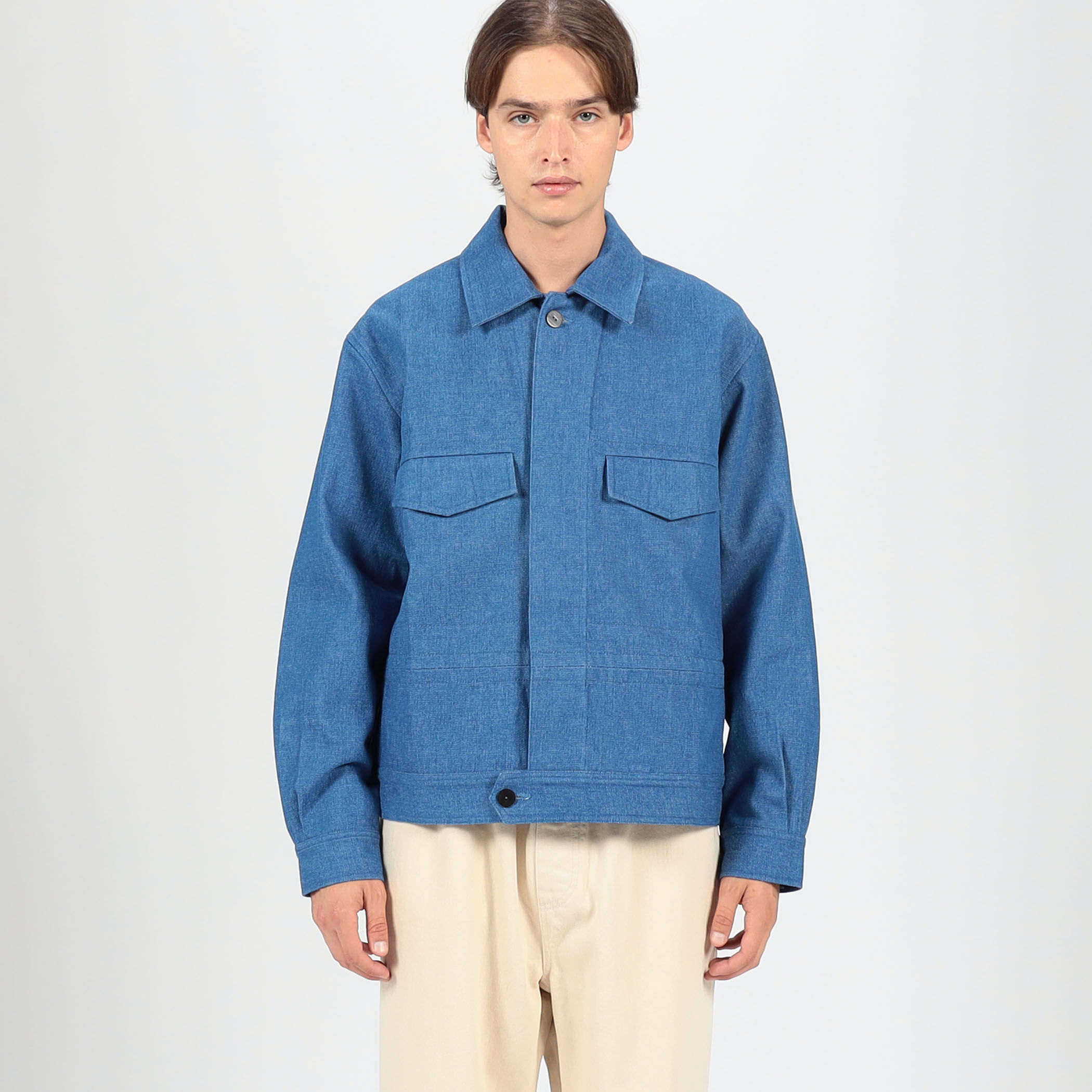 JAN MACHENHAUER Milo Jacket コットンデニム ショートブルゾン