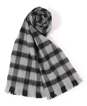 ■TOMORROWLAND カシミヤ チェック ミニマフラー