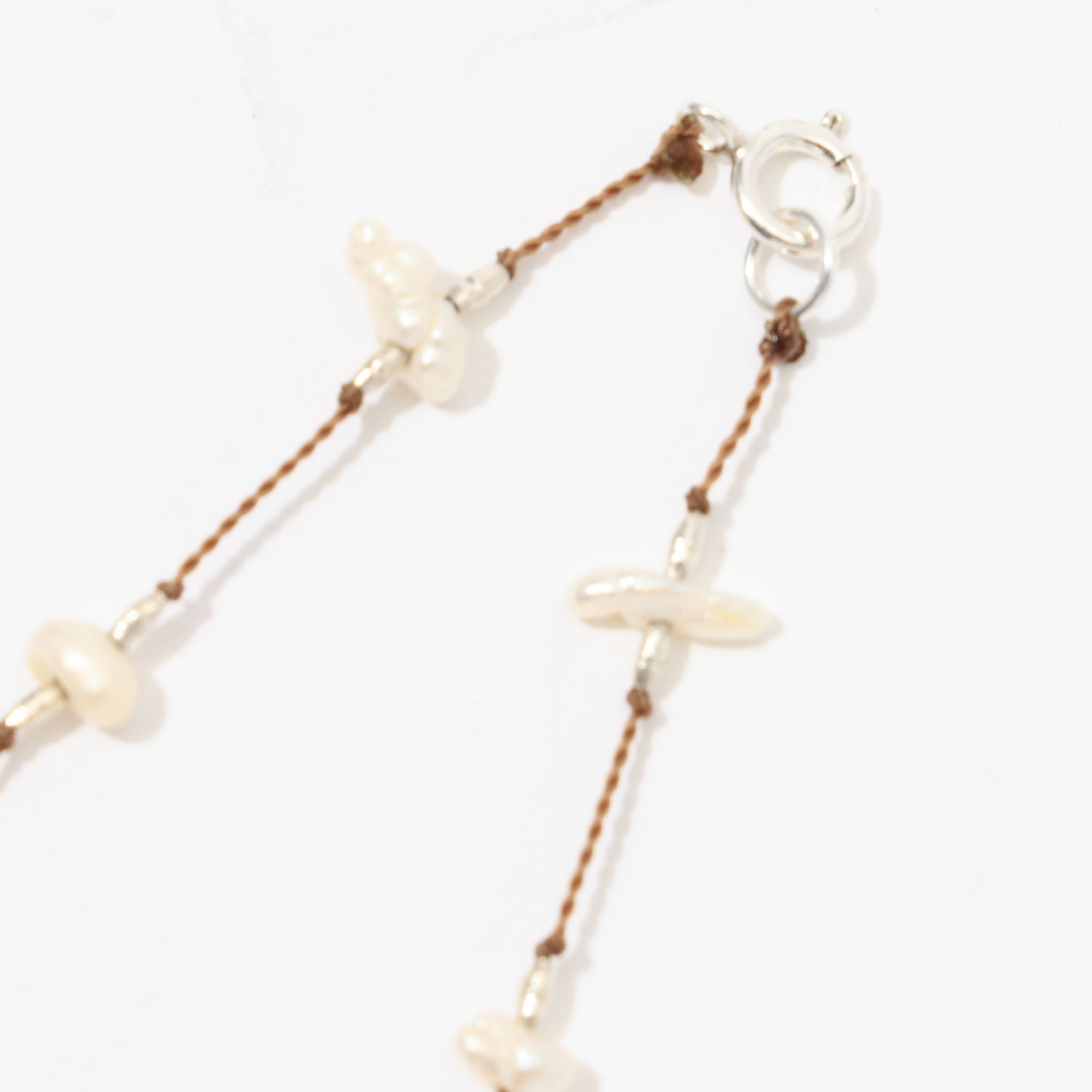 □□□SEE REAL FLOWERS SHORT KESHI PEARL ネックレス