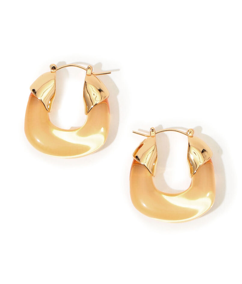 LIZZIE FORTUNATO MINI ORGANIC HOOPS ピアス