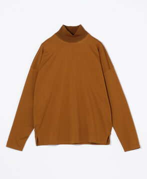 CABaN コットン モックネックロングスリーブプルオーバー