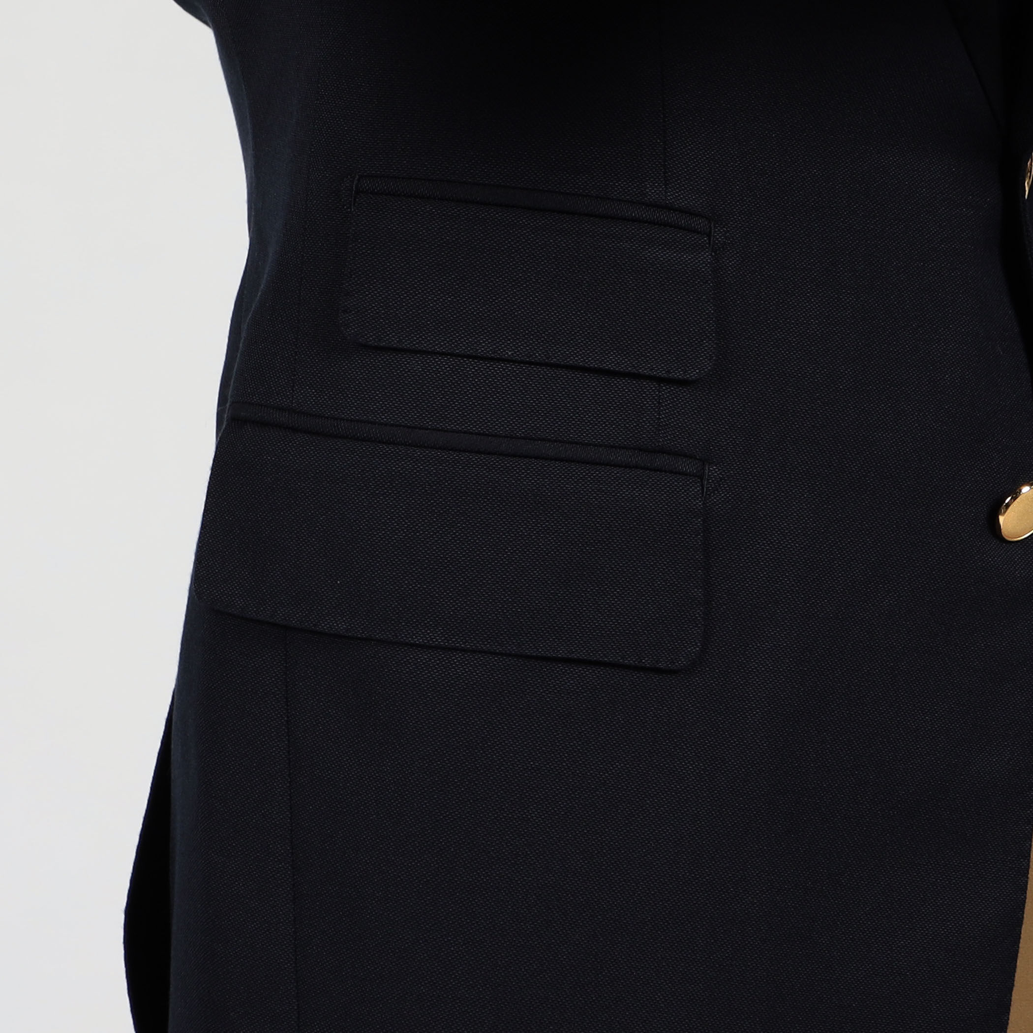 シルクウールモヘヤ シングルブレステッド2Bジャケット NOVARA