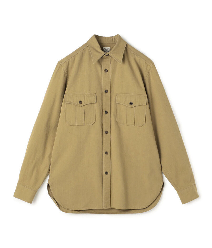 コットンヘンプチノ サファリシャツ