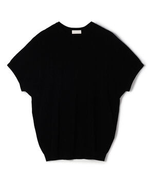 ストレッチベルベット ハーフスリーブプルオーバー