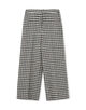 クロレギンガムチェック ワイドストレートパンツ