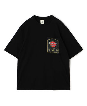 mando コットン グラフィックポケット クルーネックTシャツT