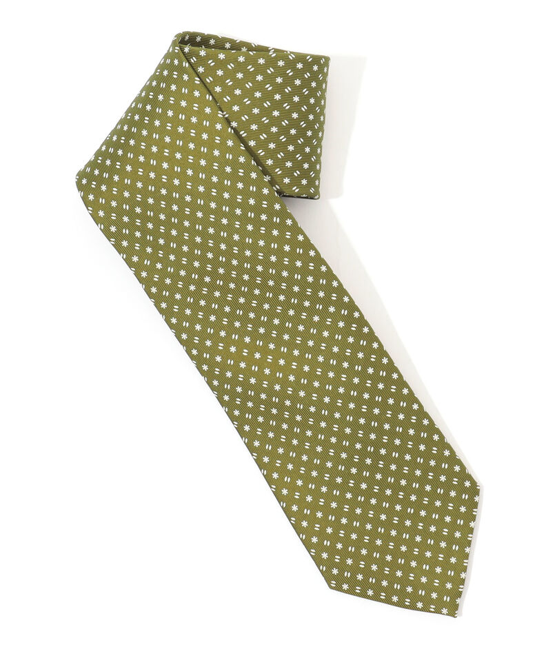STEFANO BIGI シルクプリント 小紋柄ネクタイ
