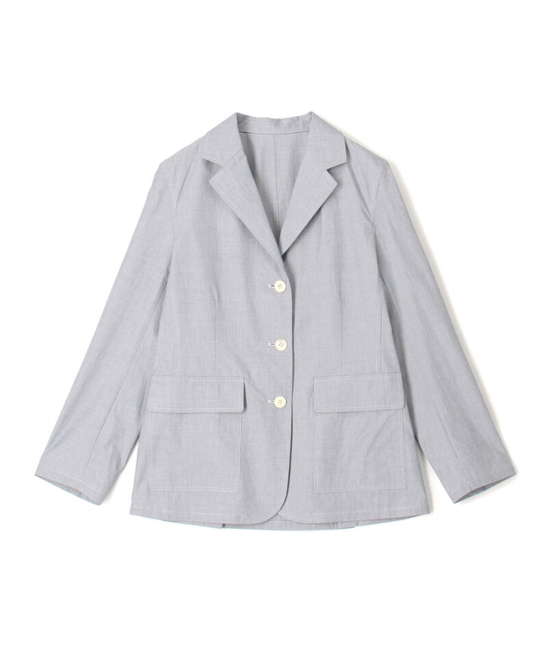 【WEB先行予約】ヘアライン スリーボタンジャケット