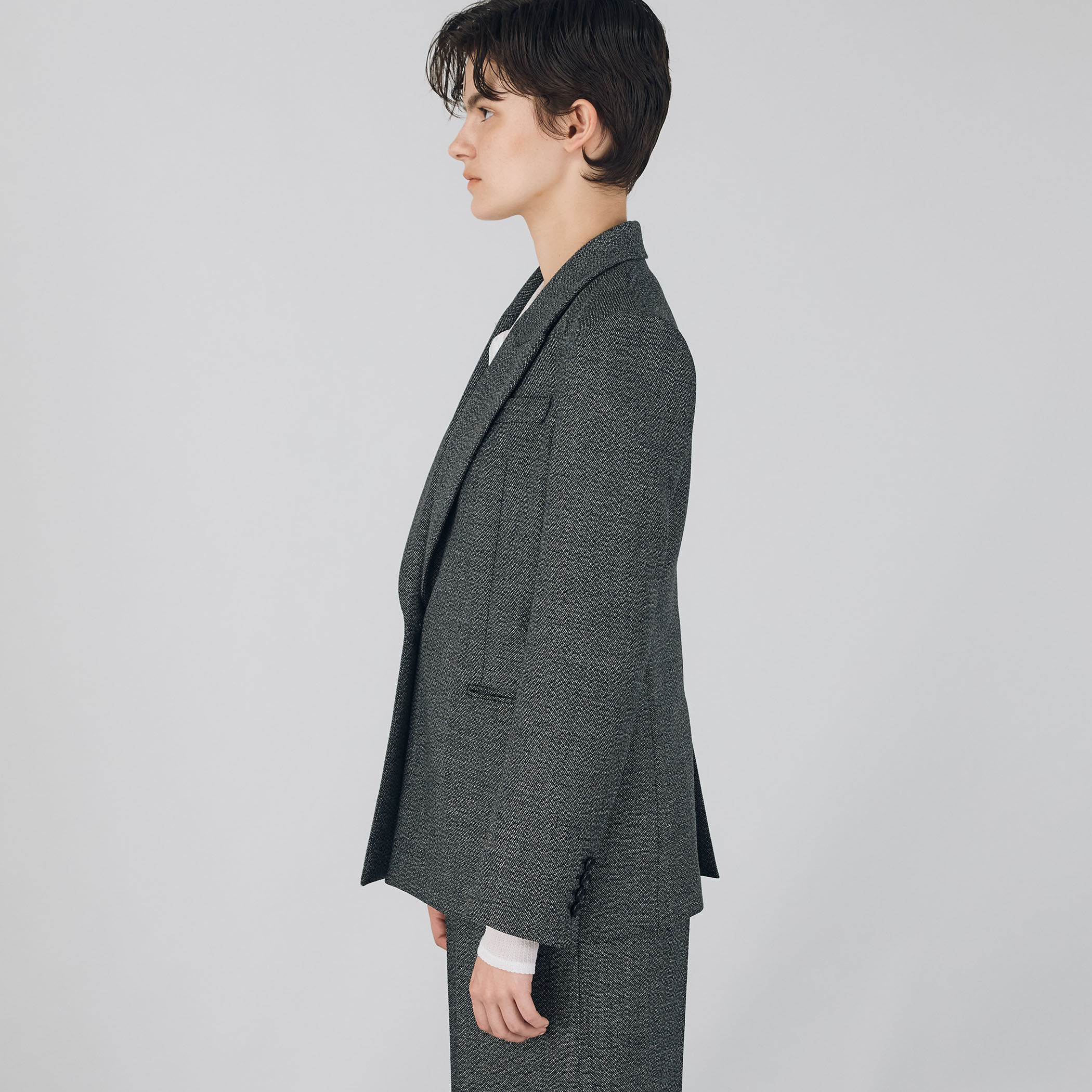 DES PRÉS ウールムリネ シングルブレストジャケット トゥモローランド ウールムリネ シングルブレストジャケット｜トゥモローランド 公式通販