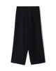 ウールギャバジン ノープリーツバレルパンツ