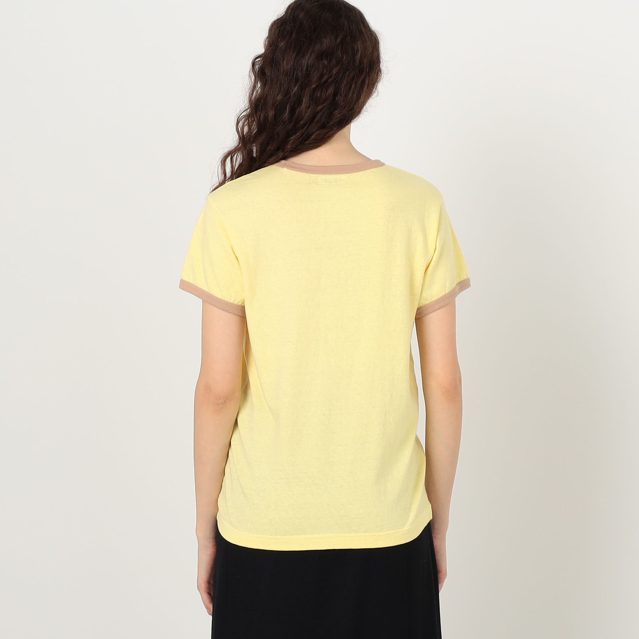 別注】FilMelange × SUPER A MARKET コットン リンガーTシャツ