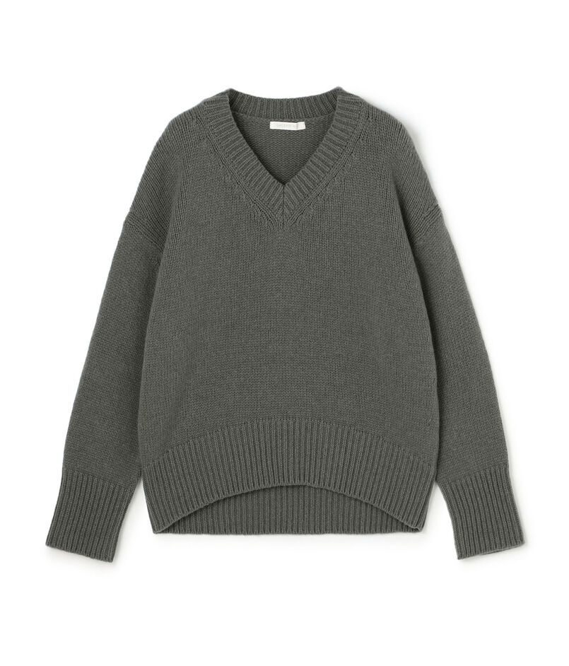 【一部WEB先行予約】ファインウール Vネックプルオーバー