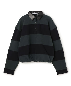 Acne Studios ボーダー ポロスウェット