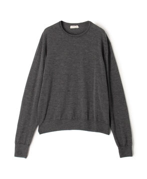 カシミヤシルク クルーネックプルオーバー