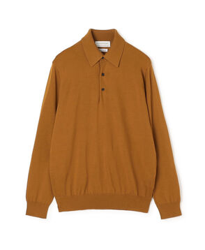 TOMORROWLAND tricot スーパーファインメリノウール ニットポロ S-WOOL