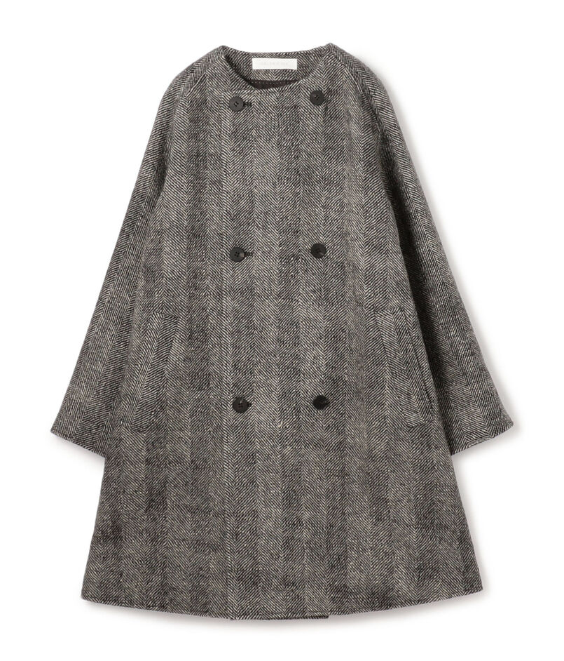 ワイドヘリンボーン カラーレストレンチコート