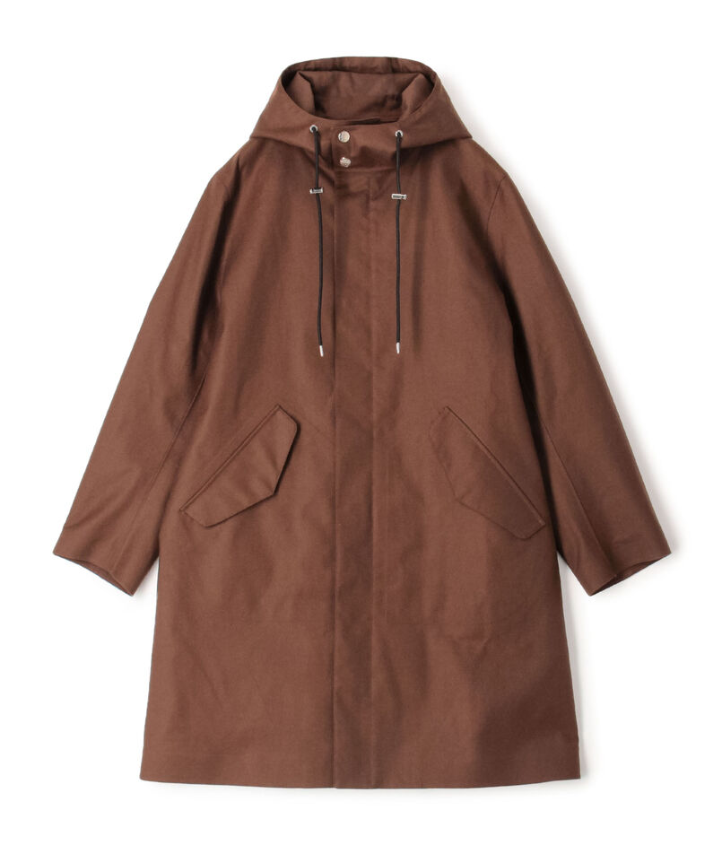 【別注】MACKINTOSH GRANISH ウールボンディング フーデッドコート