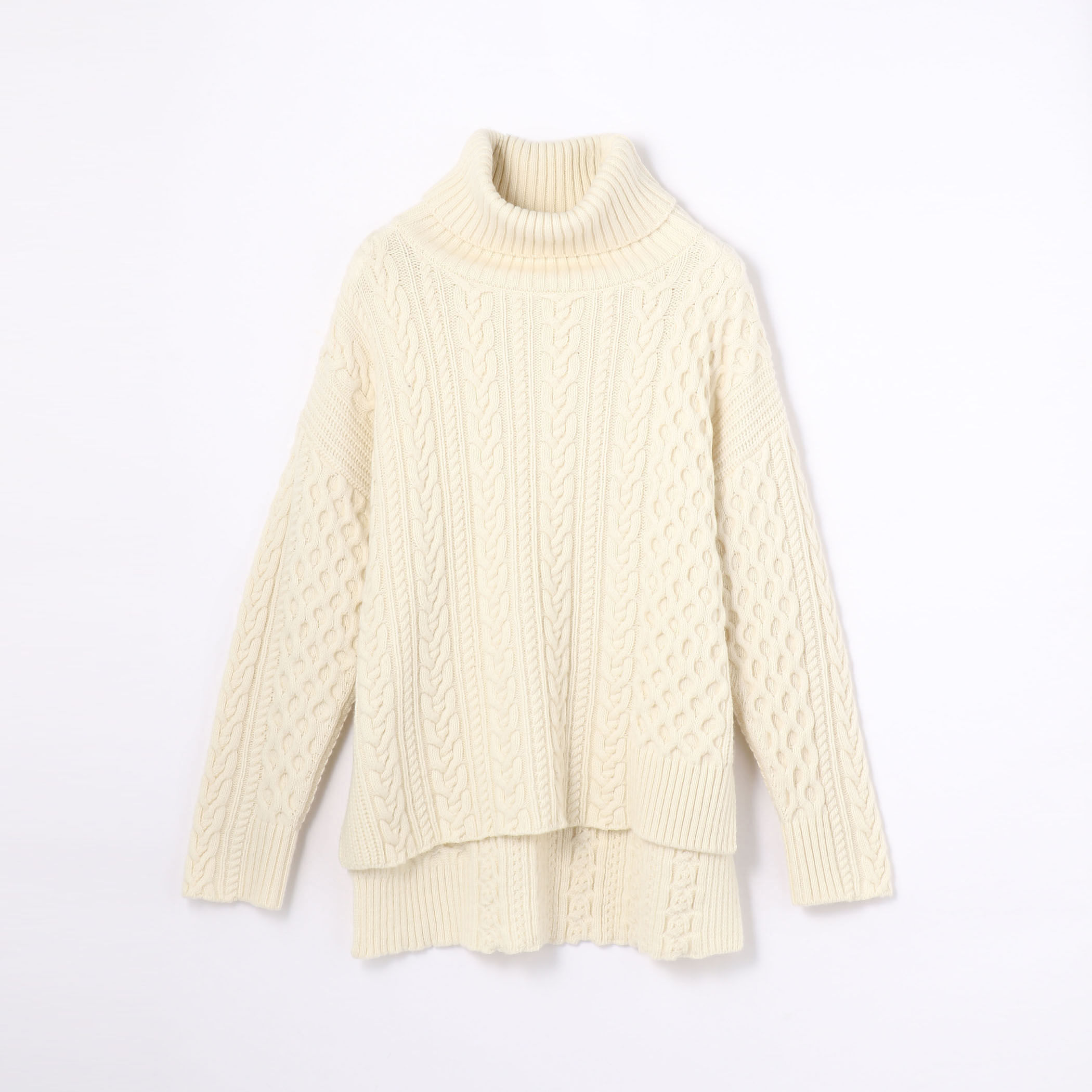 ウールケーブル タートルネックプルオーバー｜トゥモローランド 公式通販