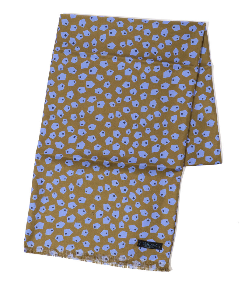 Charvet シルクプリント スカーフ