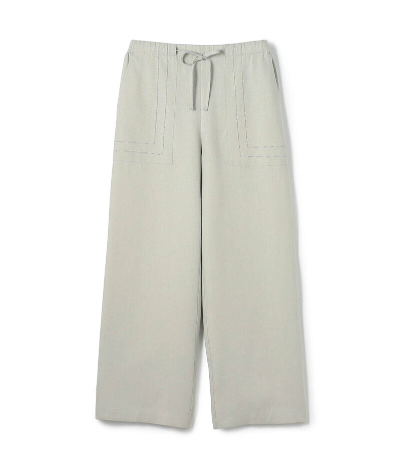 【WEB先行予約】フレンチリネン イージーストレートパンツ