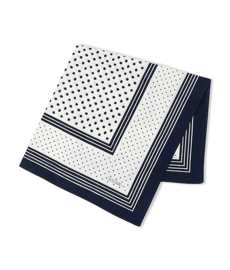 SOULEIADO コットンプリント バンダナ