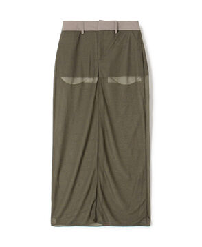 SONIA CARRASCO TRANSPARENT SKIRT