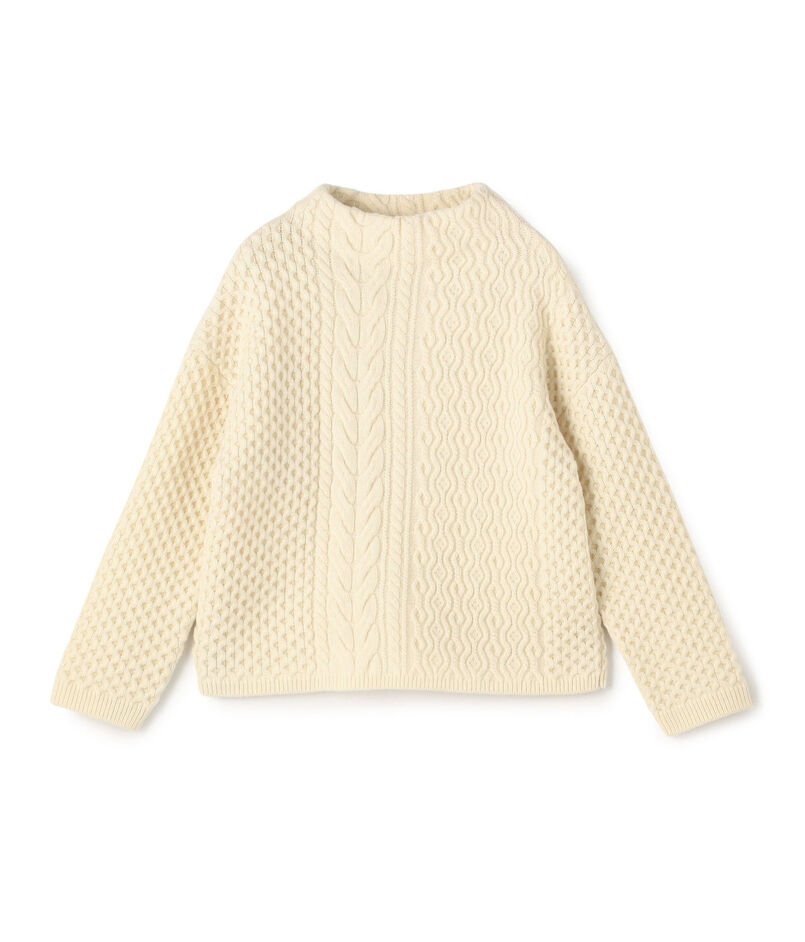 アランニット ビルドネックプルオーバー