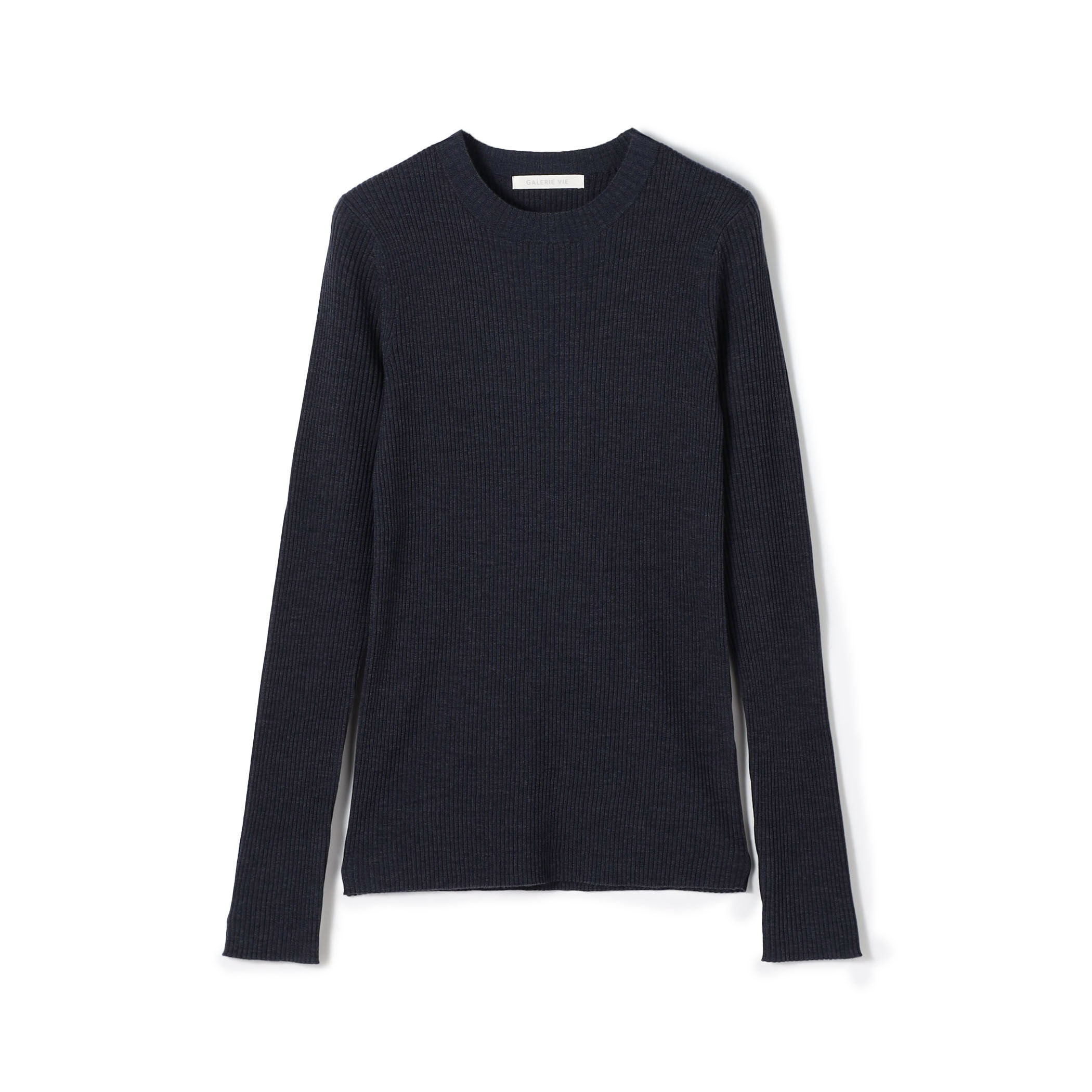 プルミエールウールリブ クルーネックプルオーバー｜トゥモローランド