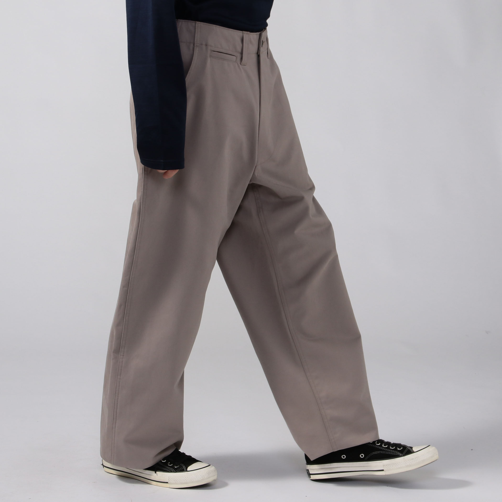 E.TAUTZ CORE FIELD TROUSER コットンツイル ワイドパンツ