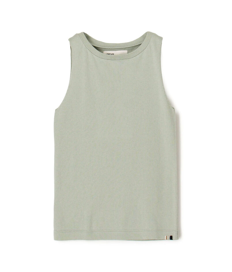 extreme cashmere pip ボートネック スリーブレストップ