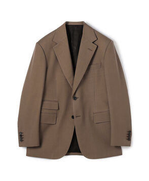 シルクウールモヘヤ シングルブレステッド2Bジャケット NOVARA