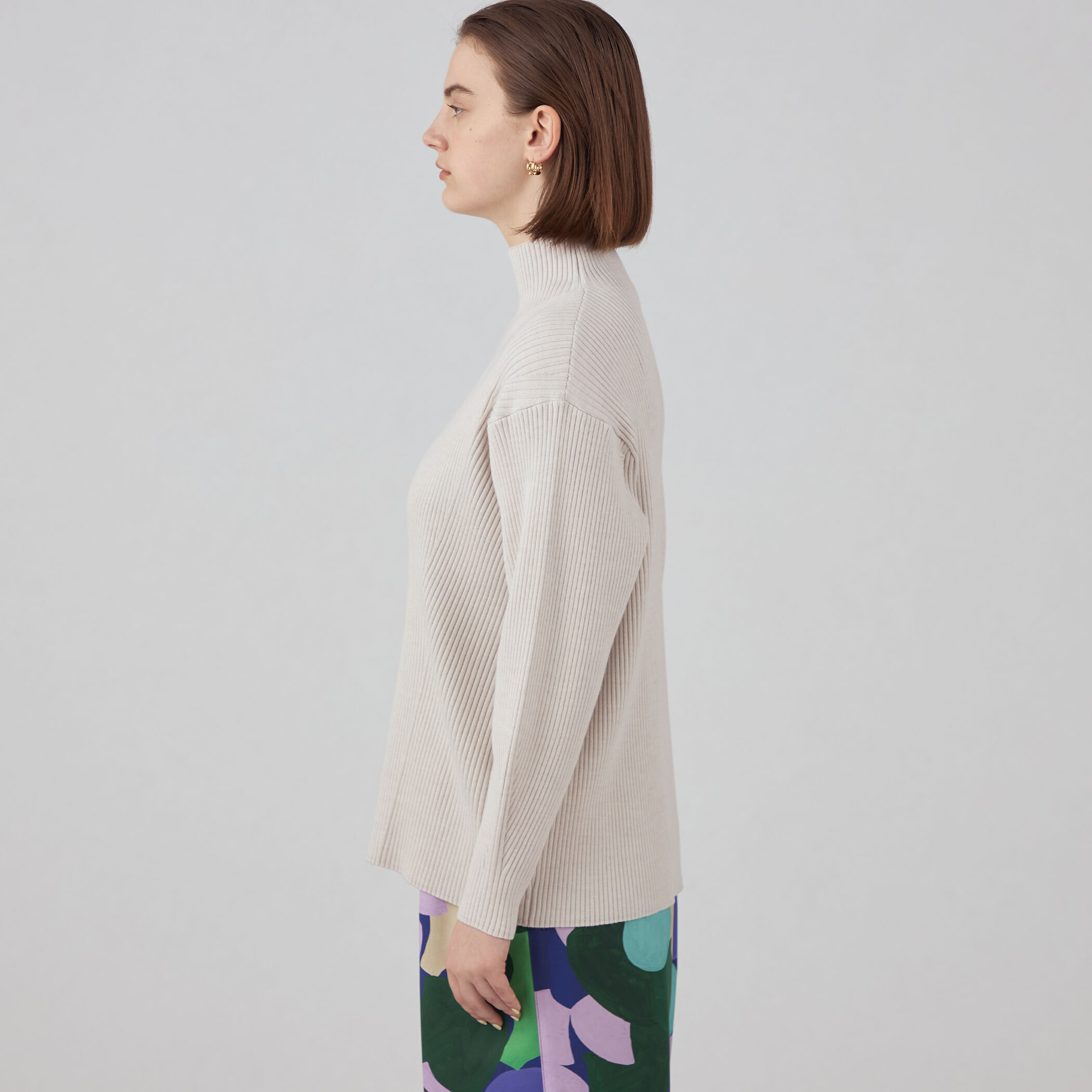 BALLSEY（ボールジィ）の「ウールポリエステルストレッチリブ ハイネックプルオーバー（ニット/セーター）」 - WEAR