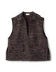 フリンジヤーンツイード スキッパーベスト