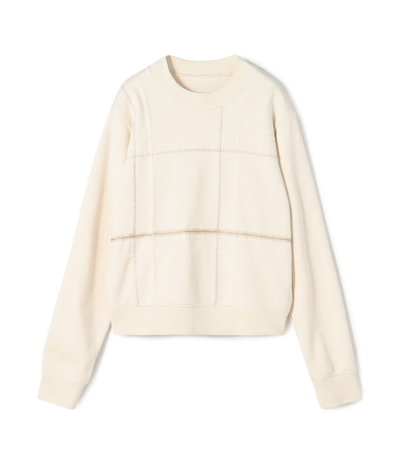 レンシル裏毛 クルーネックプルオーバー