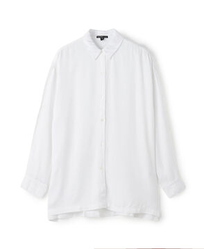 キュプラレーヨンサテン オーバーサイズドシャツ WSWC3059