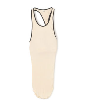 HAKUJI コットンアシンメトリーブラタンクトップ