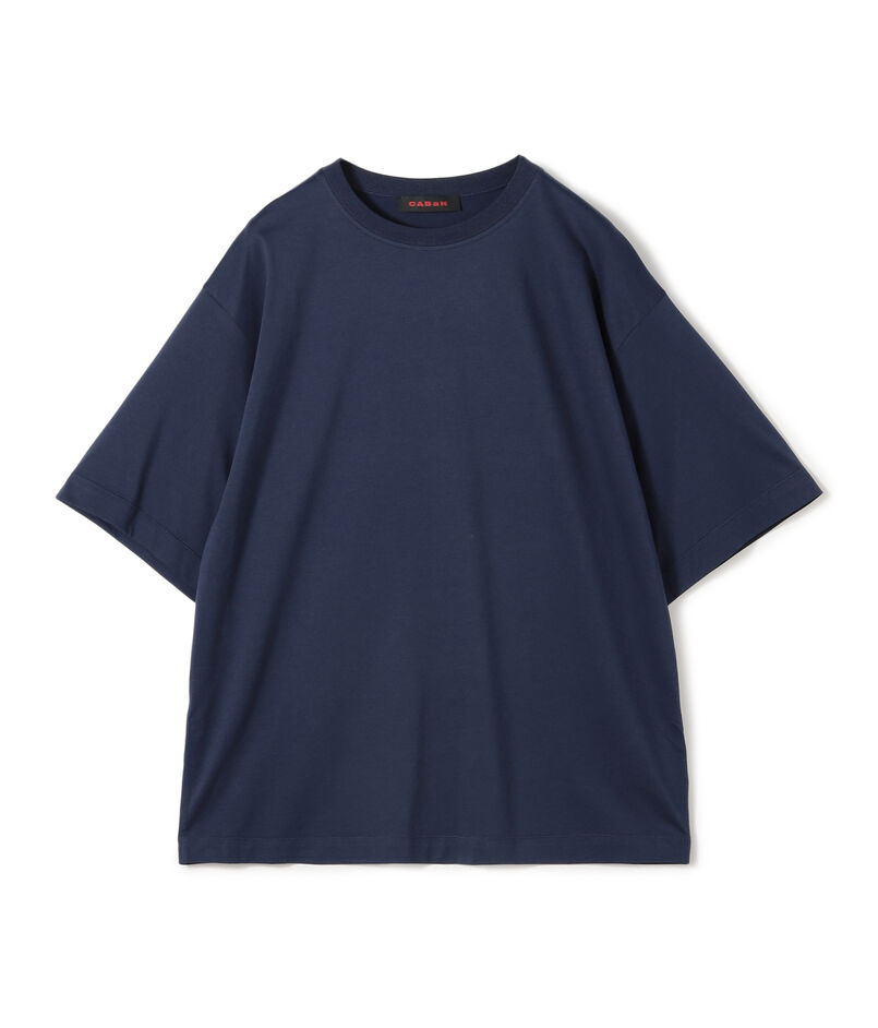 CABaN コットン ドロップショルダークルーネックプルオーバー