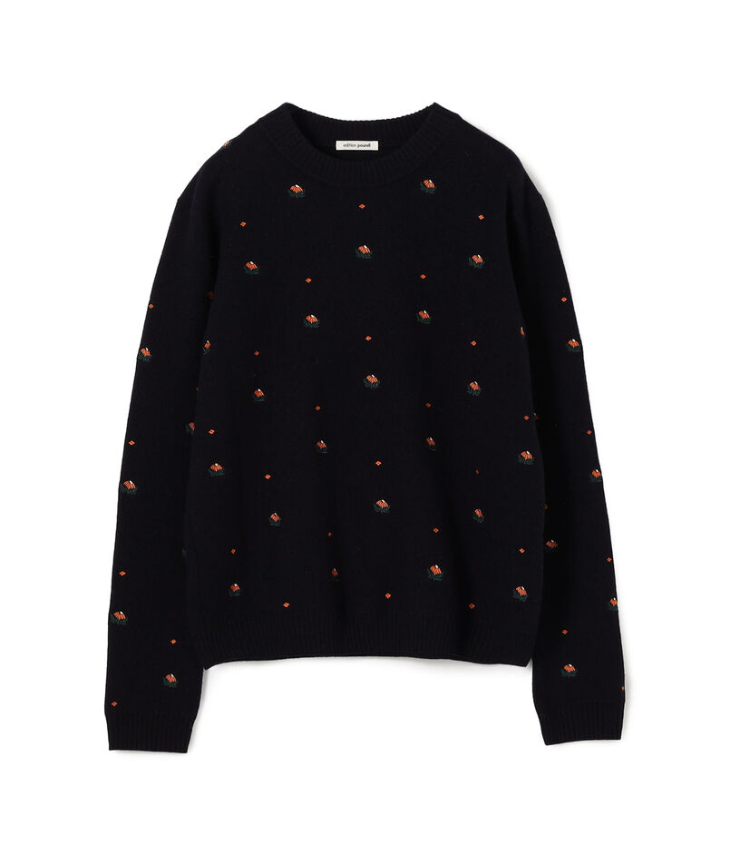 edition pourell フルールニット プルオーバー