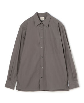 120/2コットンポプリン レギュラーカラーシャツ ALUMO
