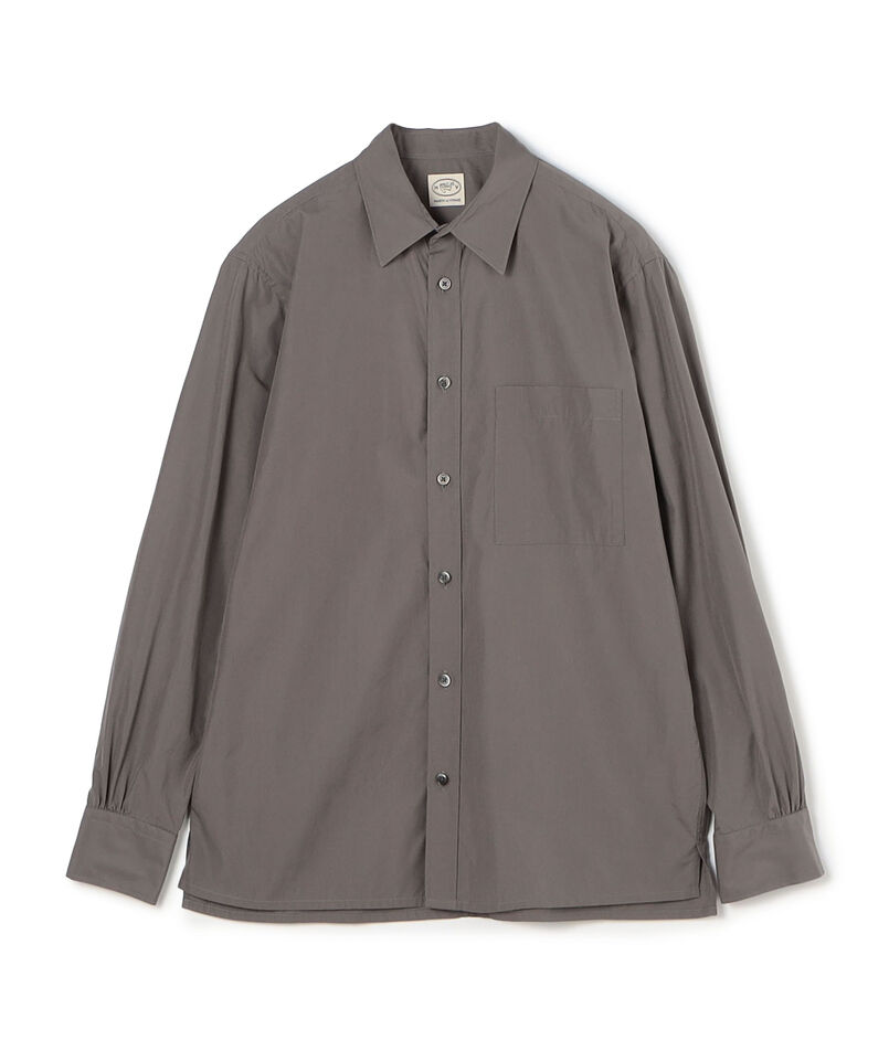 120/2コットンポプリン レギュラーカラーシャツ ALUMO