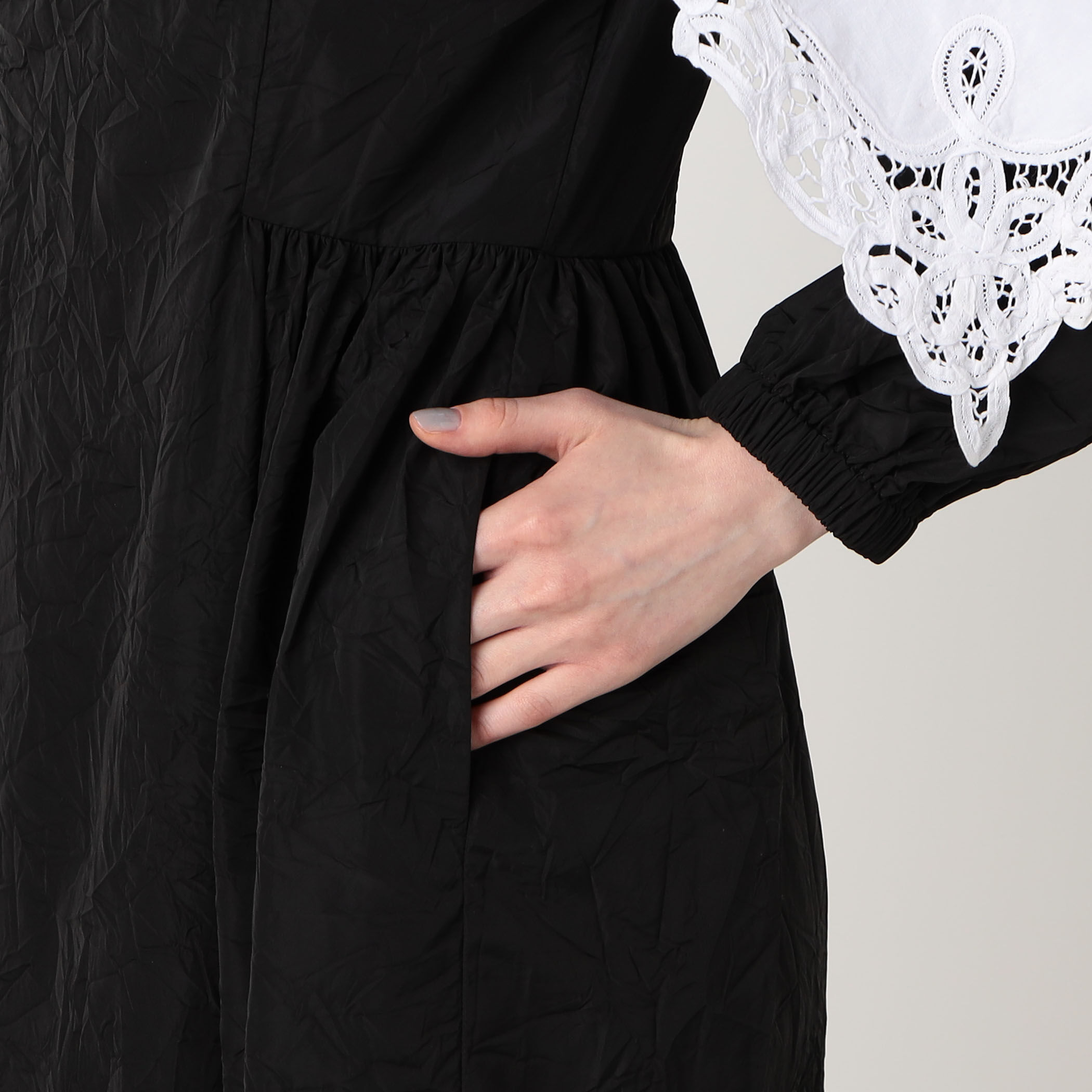 RENATA BRENHA TABLE RUNNER DRESS レースクロス コンビドレス