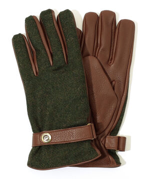 DENTS BELMONT ウールツイード×ディアスキン グローブ