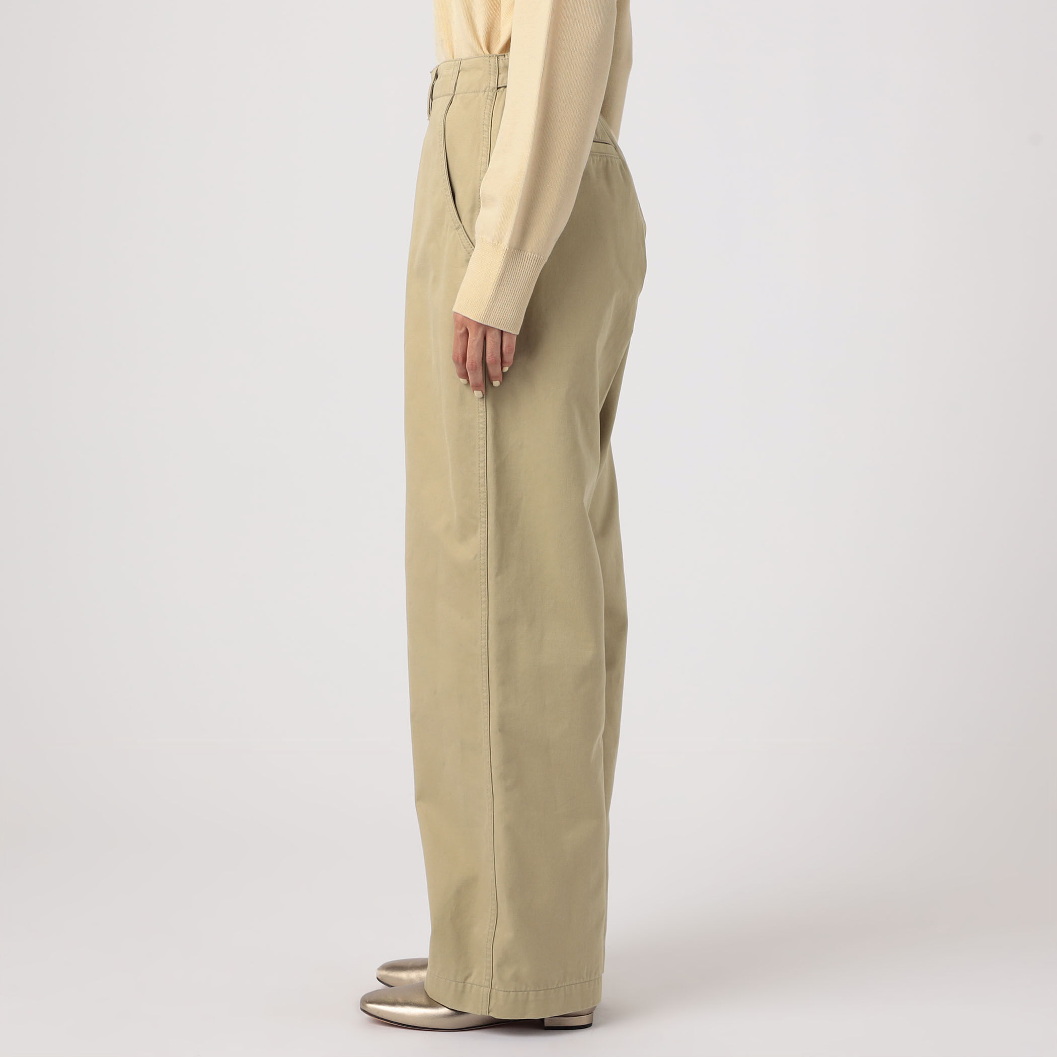 ブラッシュドツイル アジャスタブルパンツ｜トゥモローランド 公式通販