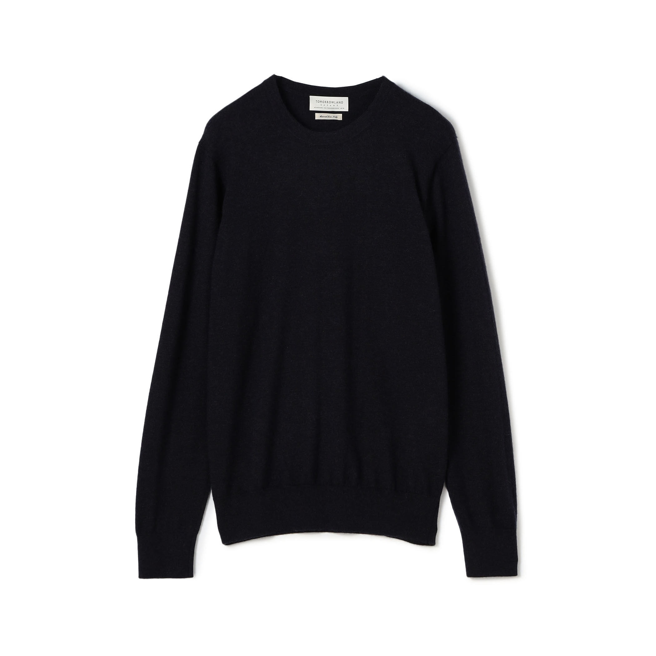 TOMORROWLAND tricot スーパーカシミヤ クルーネックプル