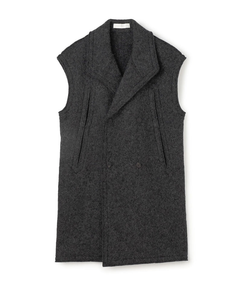 シープジャージー ビッグポケットロングベスト