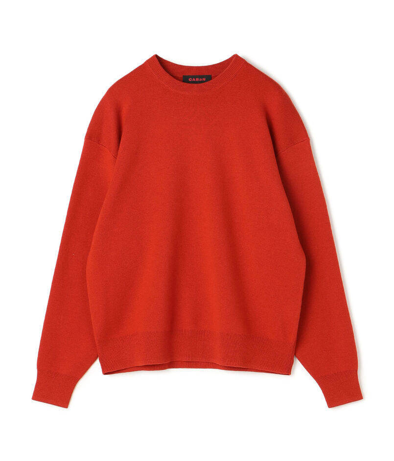 CABaN コットンカシミヤ クルーネックプルオーバー