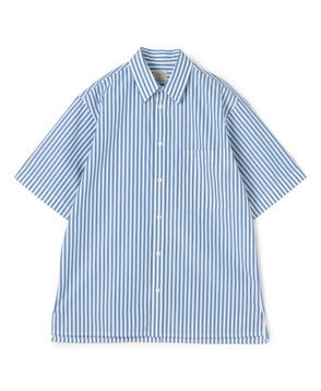 140/2コットンポプリン ハーフスリーブレギュラーカラーシャツ ALUMO