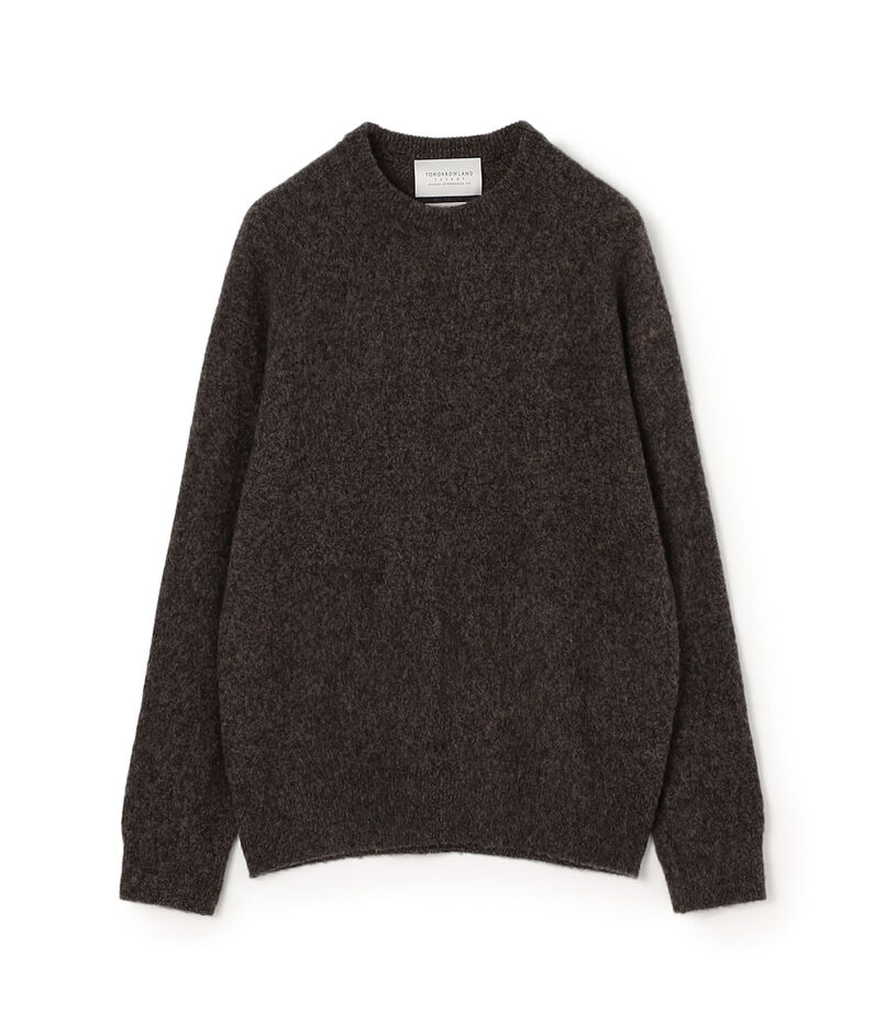 【WEB先行予約】TOMORROWLAND tricot メリノウール チーゼル起毛 クルーネックニット